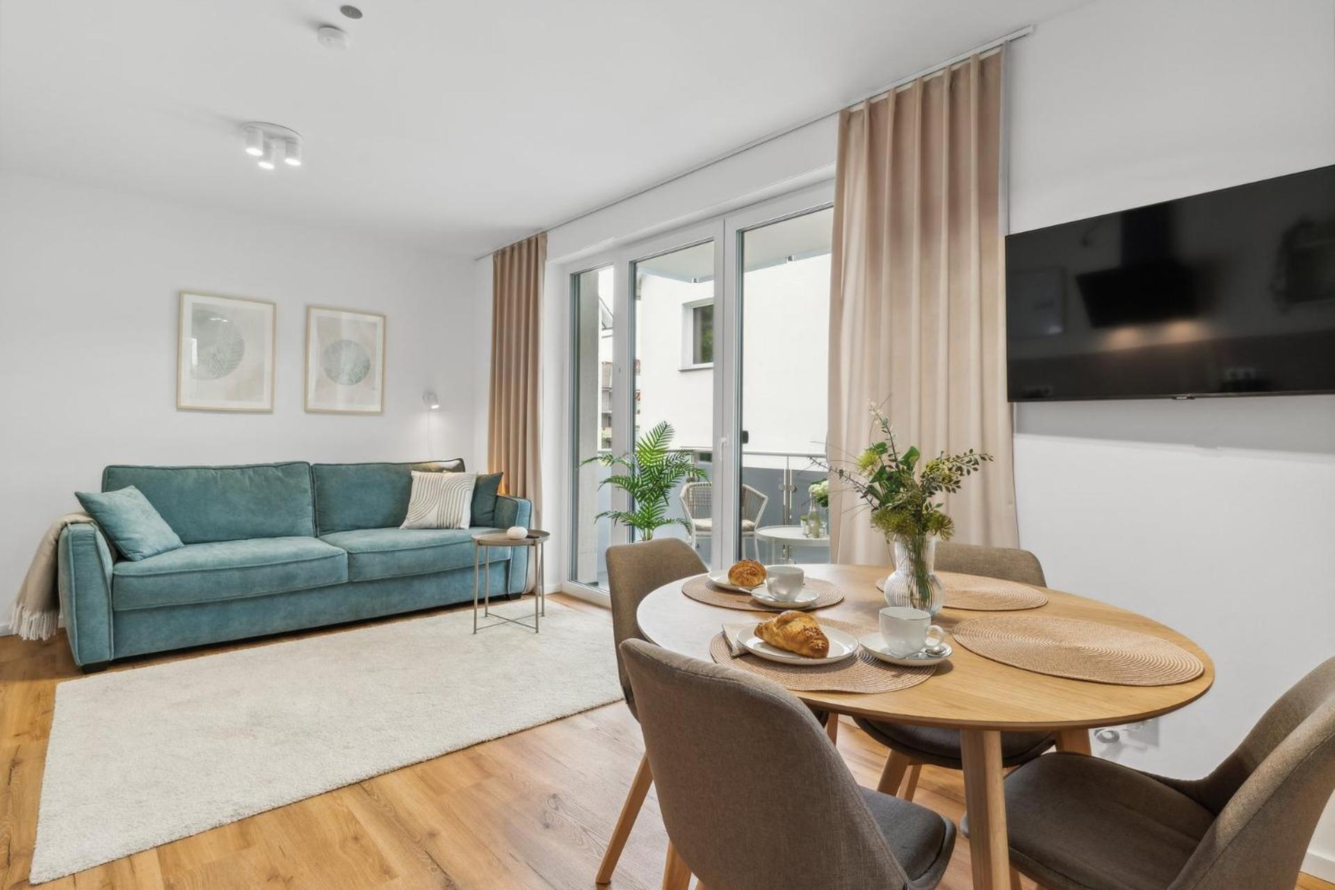 Zwei Apartments Fuer Bis Zu 8 Personen Zentral, Modern, Mit Terrasse & Balkon Bielefeld Exteriör bild